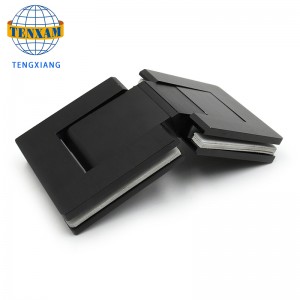 Gorąca sprzedaż 135 Stopni 304 SS Matte Czarne Drzwi szklane Prysznicowe Zawiasy