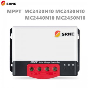 Srne MC MPPT 20A 30A 40A 50A Solar Off-Grid Charge Controller 12 V N24 V AUTO MAX 100V Bluetooth Wyświetlacz Solarny Regulator baterii