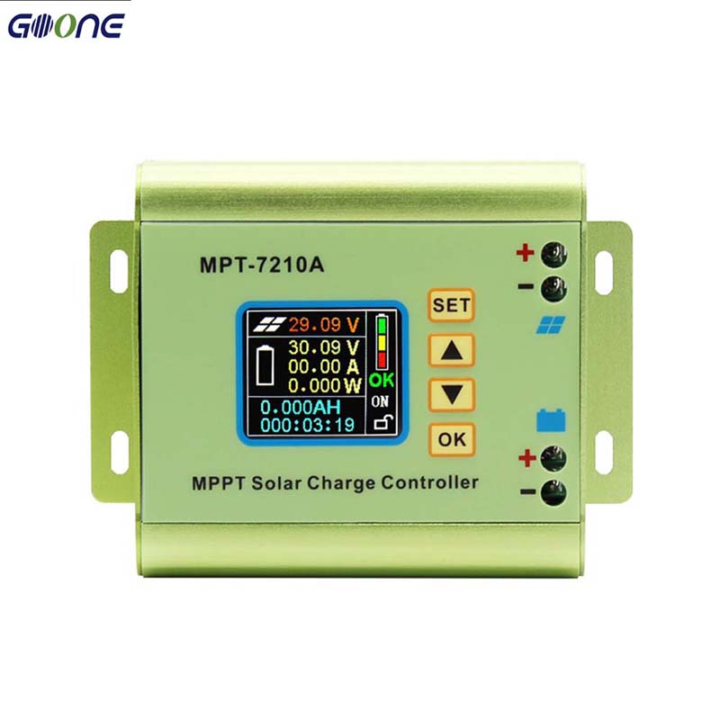 MPT7210A MPPT LCD Panel słoneczny regulator aluminiowy regulator słoneczny dla lipo wyjścia baterii 600W 24 V 36 V 48V 60V 72V