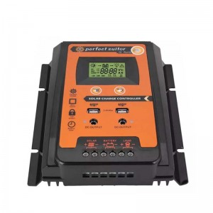 PWM 30A 12V 24VDC Słoneczny ładunek regulator akumulatora regulatora regulatora słonecznego z podwójnym wyświetlaczem LCD USB