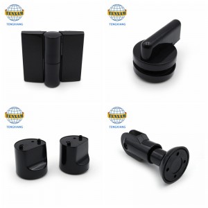 Całe ustalone kabiny toaletowe