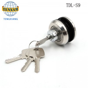 Wysokiej jakości przesuwne szklane zamki drzwi z cylindrem blokującym