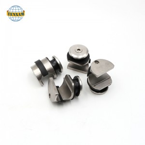 Szklane drzwi przesuwne układy przesuwne Wiszące koła przesuwne ze stalinierdzewnej