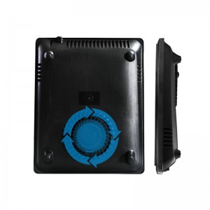 A13 Pojedynczy indukcja indukcyjna Cook Ultra-cienkie płyty indukcyjne, 8-poziomowa zasilanie i regulacja temperatury z czarnym polerowanym szklanym panelu