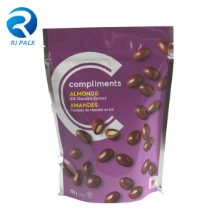 Niestandardowy plastikowy zamek błyskawiczny torba do pakowania żywności, torba do pakowania żywności z zamek błyskawicznym