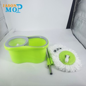 Jason Microfiber Spin Mop 360 Łatwy Obrotowy Mop Wiadro Magiczna Piętro Czyszczenie Spinning Mop i wiadro