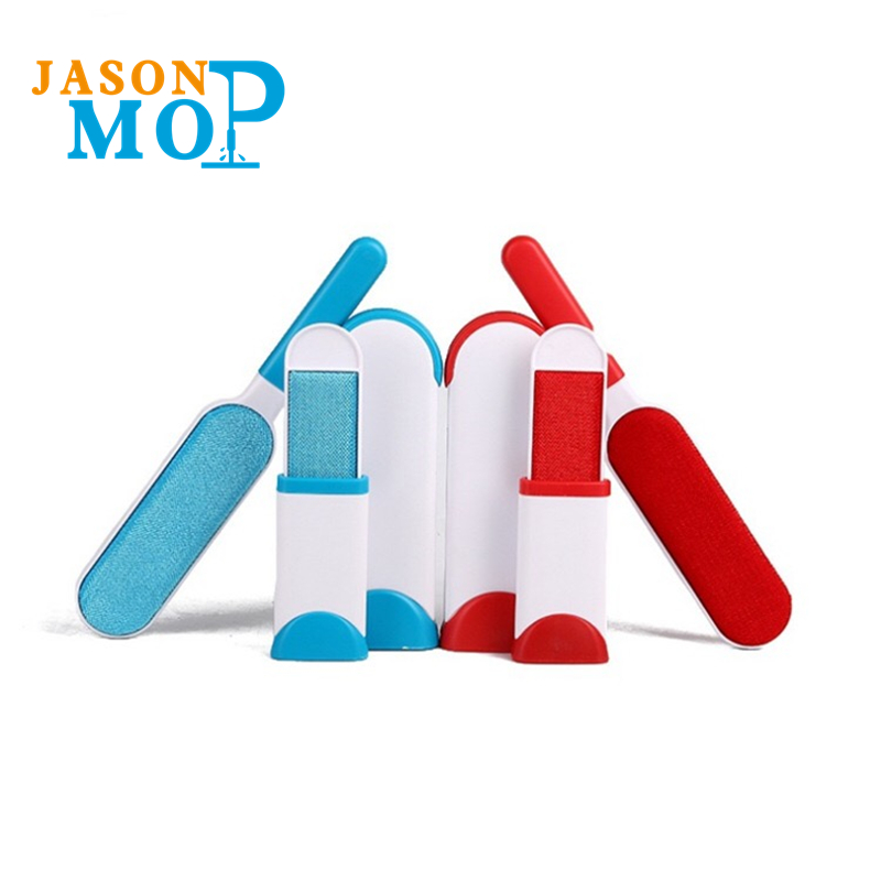Jason Reusable Remover do włosów dla autokarów do dwustronnej szczotki Usuwa ręczne urządzenie do usuwania pet futro