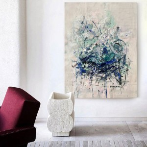 100% Ręcznie Modern Wall Art Abstrakcyjny obraz olejnyna płótnie do wystroju wejściowego