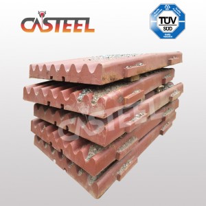 Szanghaj Longyang szczęki kruszarki PE800 * 1060 płyt szczękowy, płyty boczne