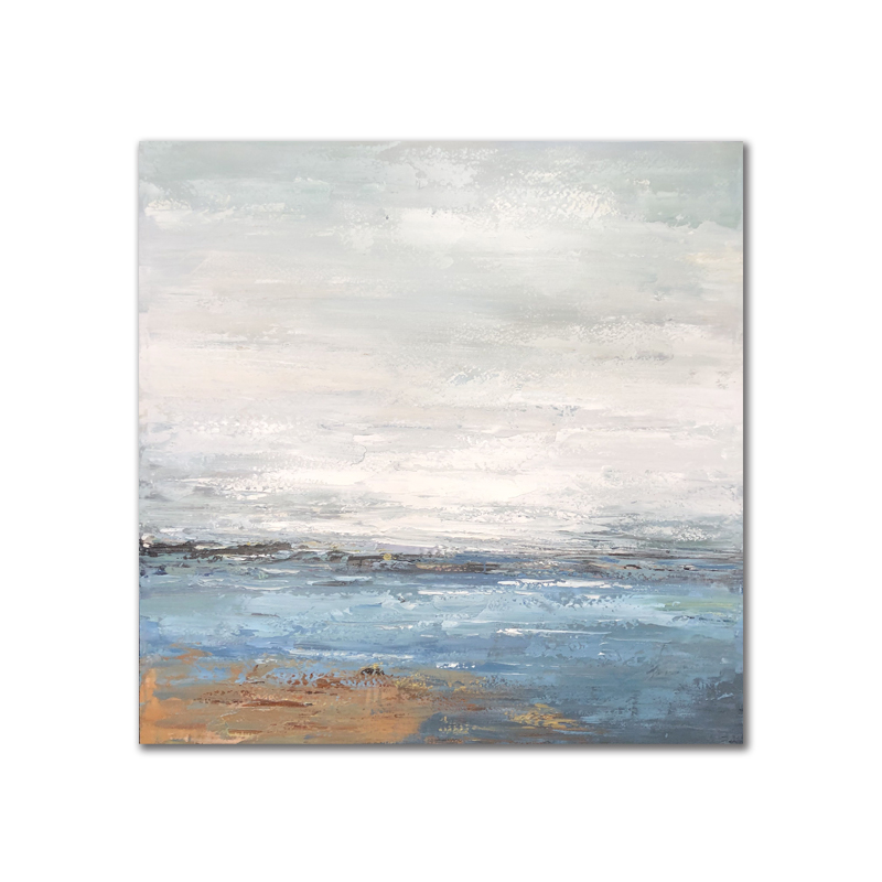 Seascape Pure Handmade Abstract Grafika Obrotowy Malarstwo Akrylowe Dekoracje Ścienne Płótno Obraz olejny do salonu