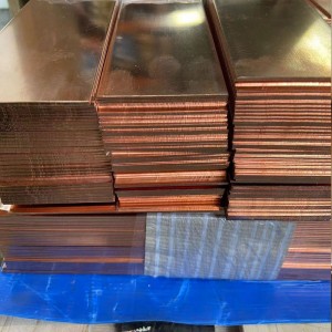 Czerwona płyta miedziana