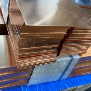 Czerwona płyta miedziana