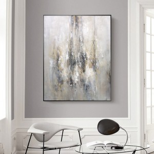 100% Dand malowany złoty ozdobny obraz olejnyna płótnie abstrakcyjne sztuka obraz olejny malowanie salonu