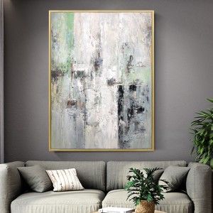 Czysta ręcznie malowana duża ścienna sztuka Obraz olejny abstrakcyjny wystrój domu malowanie