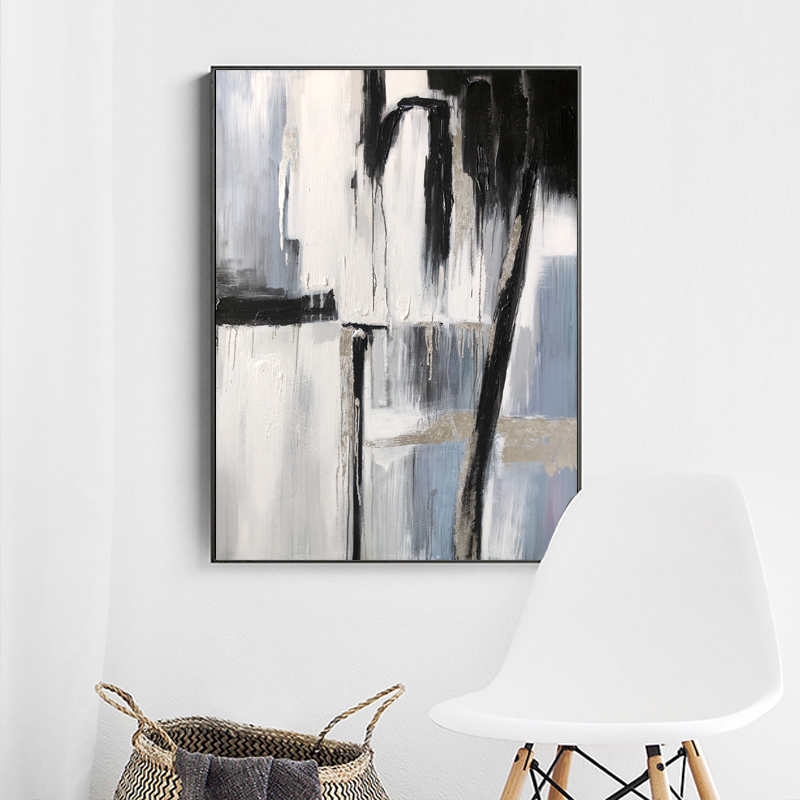 Nowy produkt Dekoracja ścienna Salon Streszczenie Art Fabric Canvas Pure Ręcznie malowane obraz olejny