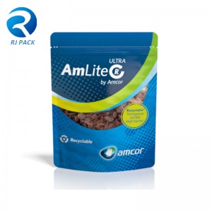 Wysoka bariera Eco Reco Stand Up Studkana żywność lub spożywcze opakowania z zamkiem błyskawicznym