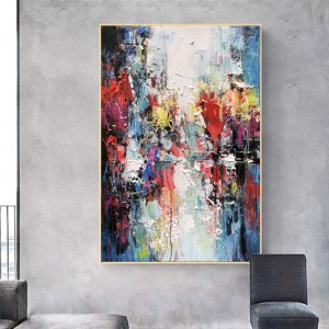 Ręcznie wykonany Prosty Streszczenie Ręcznie malowane Wejście Malowanie Olejów Wejściowych Strona główna Sztuka dekoracyjna Pracana płótnie