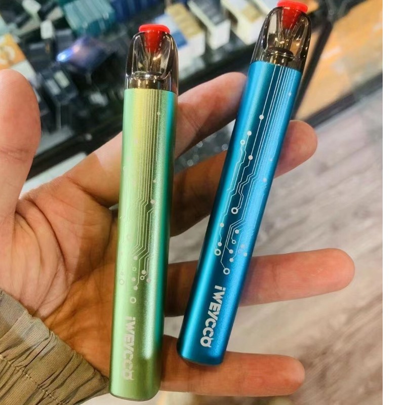 USA Bezpłatny statek 100% Oryginalny Iweeycco Ghost E Papierosów Zestaw Urządzeń Vape Bateria 20mg Cartridge RGB Light