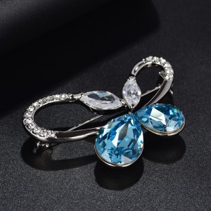 Koreańska edycja osobowość kryształowa broszka