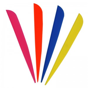 Nika Archery 170009 5inch Streamline TPU Vane do łucznictwa Wszystkie rodzaje strzelania strzałek