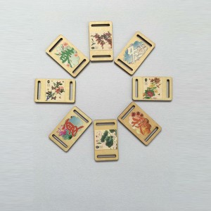 Drewniana mała karta