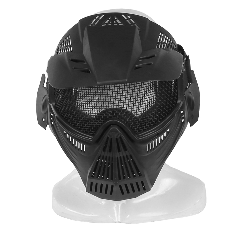 44MA07-BK Airsoft Maska Tactical Maski Pełna twarz z ochroną oczu do strzelania do Gry Survival