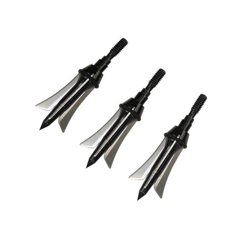 Nika Archery 15B022 3 łopatki Broadhead z łopatami ze stalinierdzewnej Crossbow Arroweheads