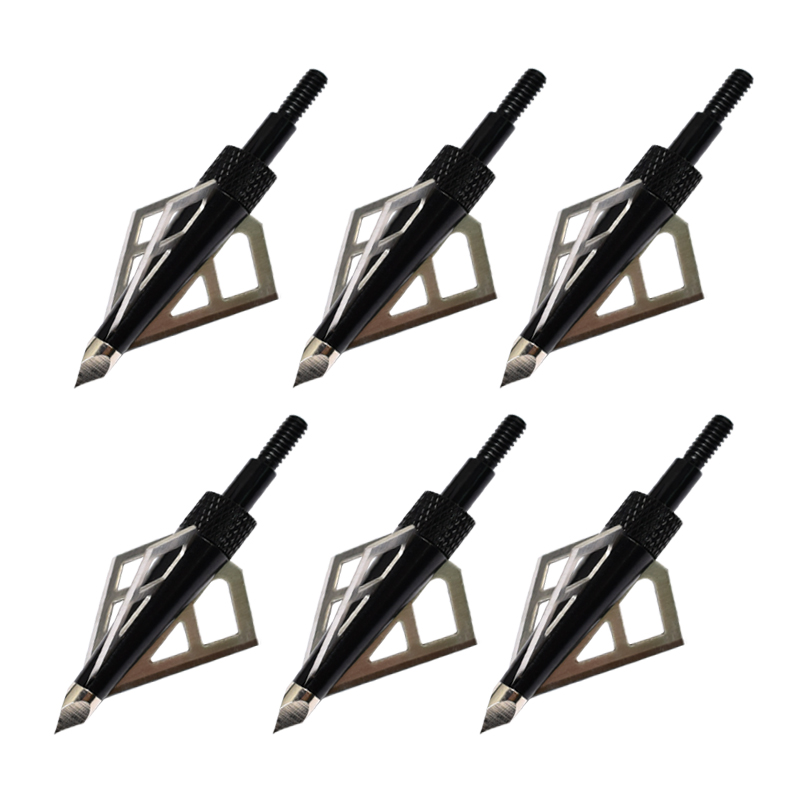 Nika Archery 15B028 3 Blade 100 Ziarno Broadheads do łucznictwa Kostki Strzałki Strzałki Śrubowe Polowanie