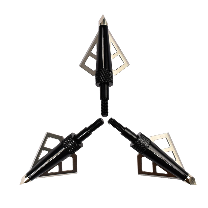 Nika Archery 15B028 3 Blade 100 Ziarno Broadheads do łucznictwa Kostki Strzałki Strzałki Śrubowe Polowanie