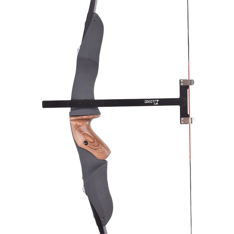 46bs01 łuk Kwadratowy Łucznictwo T-Kształt Władca Pomiar Łuczniczy Narzędzia Recurve Bow Zespół Łuk