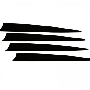 Nika Archery 170017 5inch Shield TPU Vane dla łucznictwa Wszystkie rodzaje strzelania strzałek