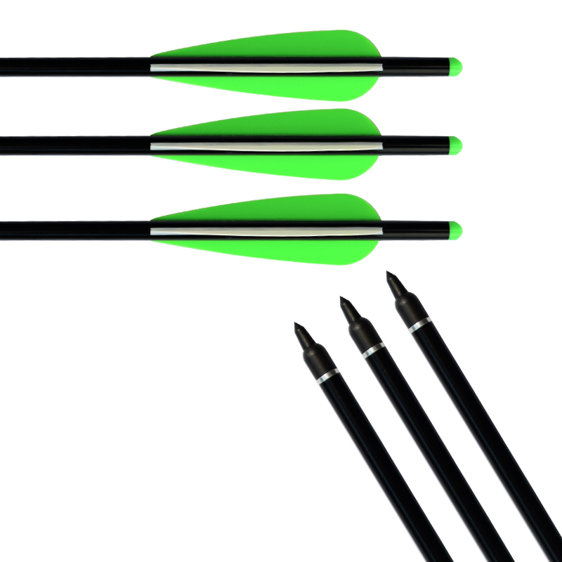 Elong Outdoor 114225 20-calowe aluminiowe bełty do kuszy TPU Łopatki Łucznictwo Sprzęt myśliwski