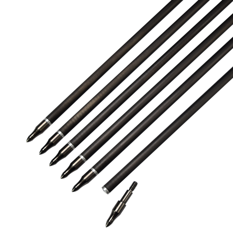 Elong Outdoor 114454 ID6.2mm SP500 30 cali włókna węglowa Strzałka Turcja Piórka łucznictwo strzelanie