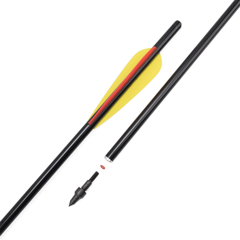 Elong Outdoor 116058-01 OD8.8mm 16 cali Aluminium Bolt TPU Righes Łucznictwo Łyżki za pomocą