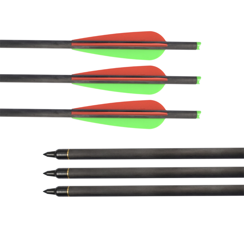 Elong Outdoor 110038-SLD 22-calowy ID7.62mm Łucznictwo Carbon Archery Strzelanie docelowe