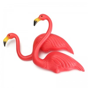 Różowy Flamingo Plastikowy Yard Garden Garden Art Ornament Retro Toy Decor