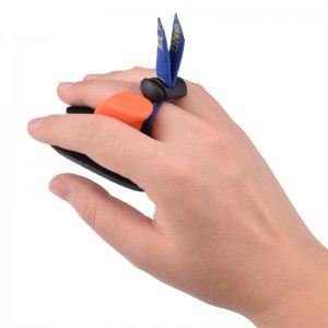 Elong Outdoor Outdoor 42FT02 RH M Rozmiar Palec Tab łucznictwo Akcesoria do ponownego powtórzenia strzelanie do fotografowania