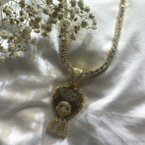 Cyrkon Stały Naszyjnik Hip Hip Hip Hip Hip