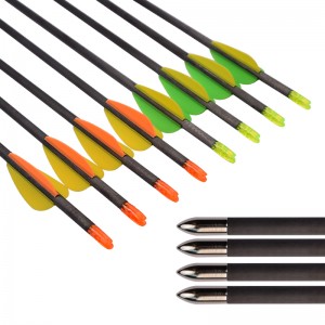 Elong Outdoor 112164 ID4.2mm Arrow Carbon 30inch SP600 Łucznictwo Recurve Bow Target Shooting