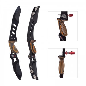 Nika Archery 220010 Et-3 21inch RH ILF Recurve Riser do ponownego łukuna zewnątrz strzelanie docelowe