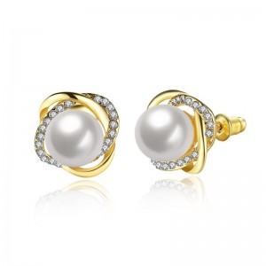 Koreańska wersja prostych kolczyków temperamentu