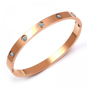 Świeża bransoletka ze stali tytanu zimnej powietrza