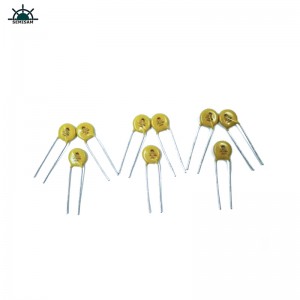 Oryginalny dostawca rezystora ODM Żółty silikon 10D221 średnica 10mm tlenek metalu MOP VARISTOR do zasilania