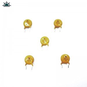 Chiny ODM Passive Electronics Elements, Yellow MOGH 10mm HVR10D621K Wzornik tlenku cynkowego