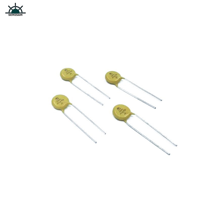 Chiny ODM Electronics Składniki, żółty Mov 10mm 10D561 560 V Listor tlenek cynku (warystor struktury movetal)