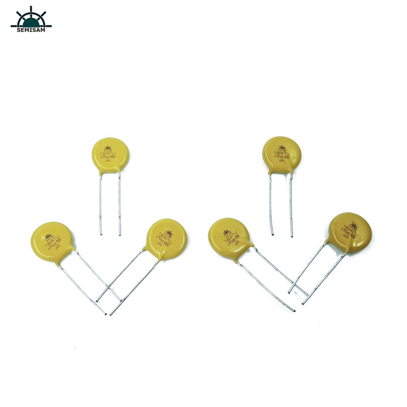 Chiny fabryka, prosty kształt Lead High Surge MOV Resistor14mm 14d471 470V Varistor Zov Mov