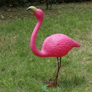 Plastikowy Flamingo Yard Garden Garden Decor Flamingo Yard Garden Garden Ozdoby Decor Decor