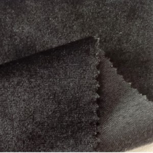 Recyklingowy samotny aksamitny gabardyna