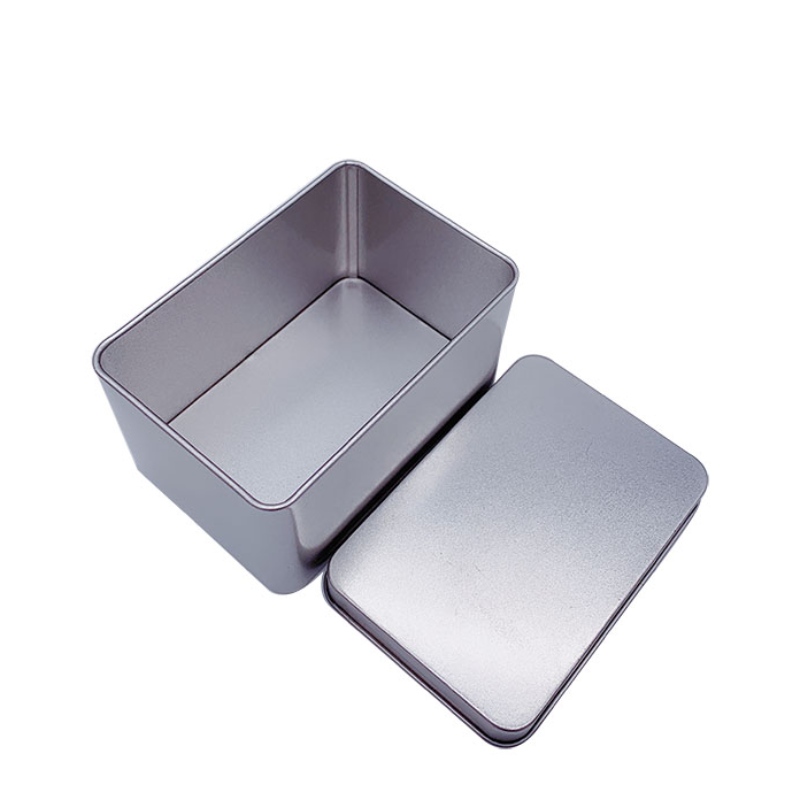 Kwadratowy Tinplate Tea Can, Matter Mated Food Materiał (107 mm * 70 mm * 60 mm)