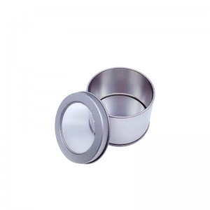 Niestandardowa luksusowa runda z pokrywką Duży pachnące świece puszki Citronela Candle Candle (65mm * 50mm)